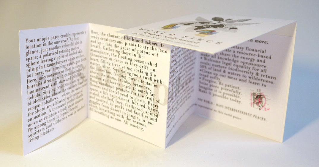 World Piece Poem booklet